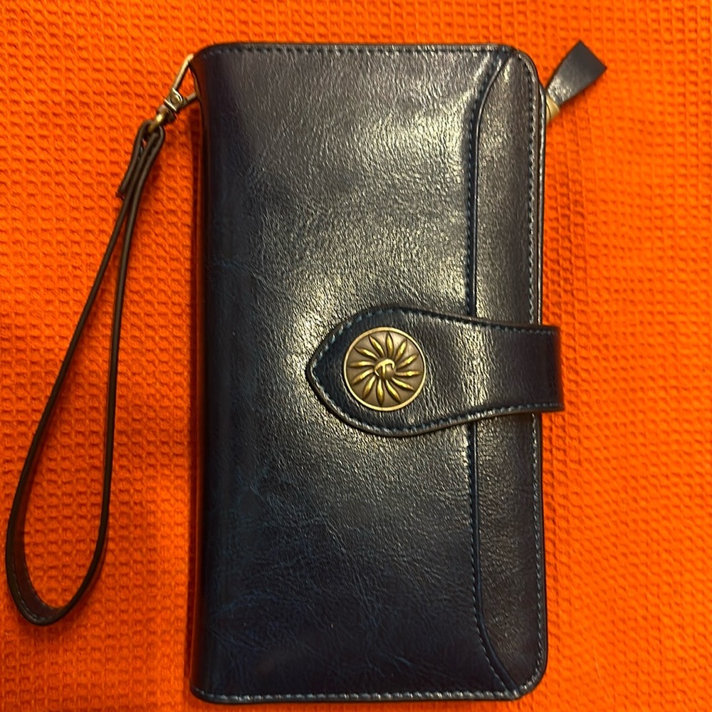 Beautiful teal wristlet